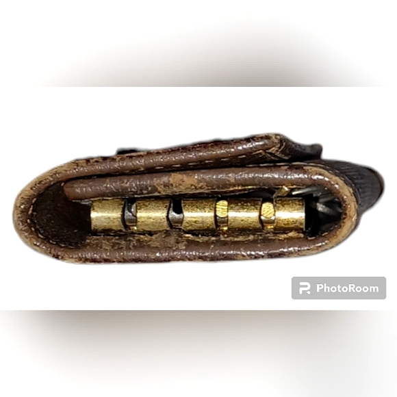 GUCCI AUTHENTIC GUCCISIMA COATED MONOGRAM CANVAS LEATHER  VINTAGE UNISEX - Picture 5 of 7